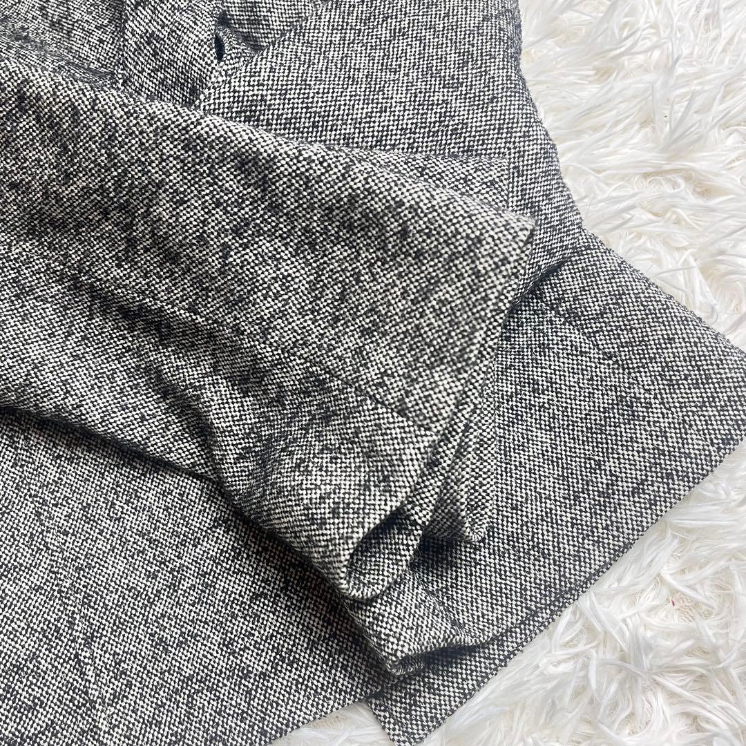 BURBERRY バーバリーロンドン ツイード ジャケット ラビットファー 40