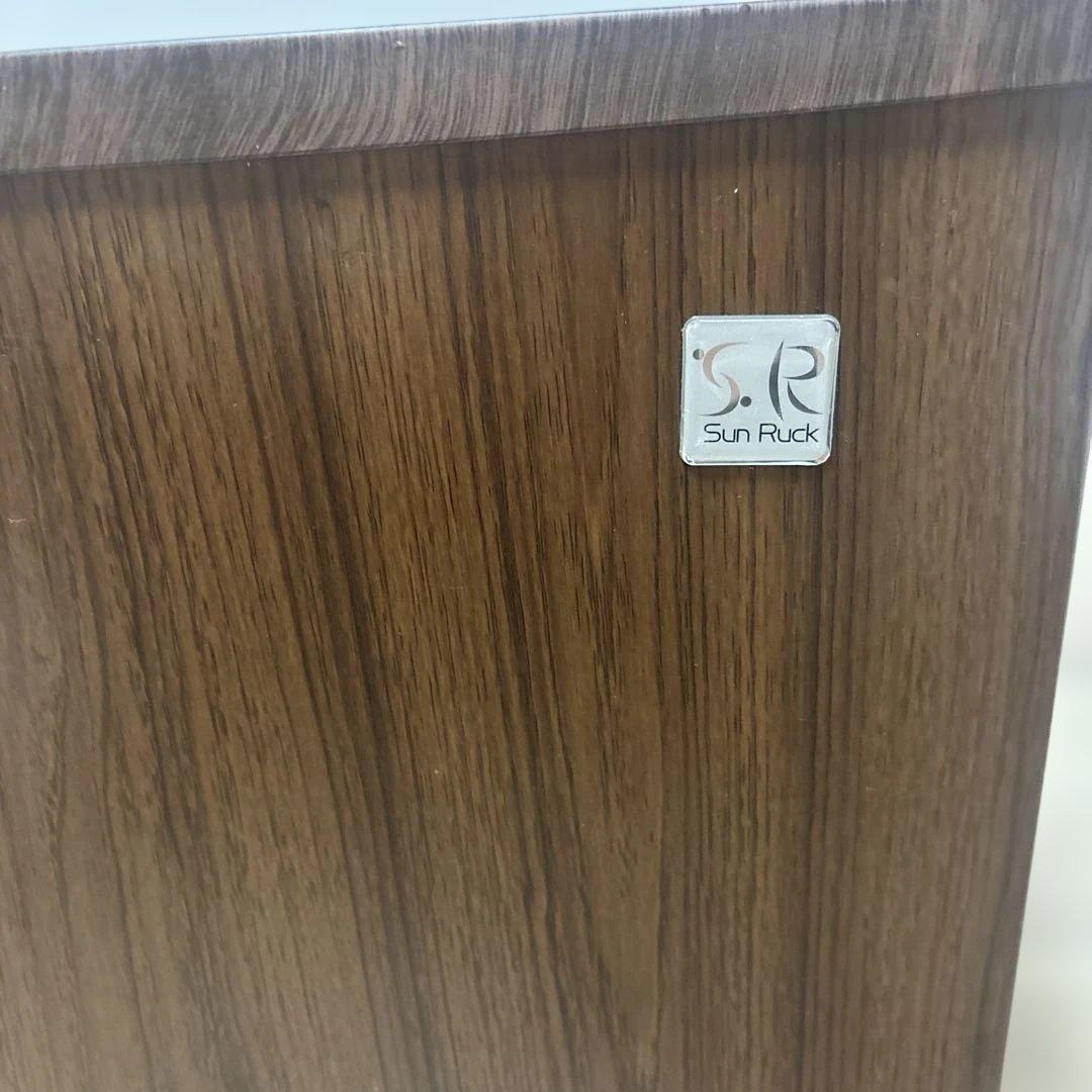 sunruck ペルチェ式2023年製「冷庫さん」ウッド調　説明書付き冷蔵庫