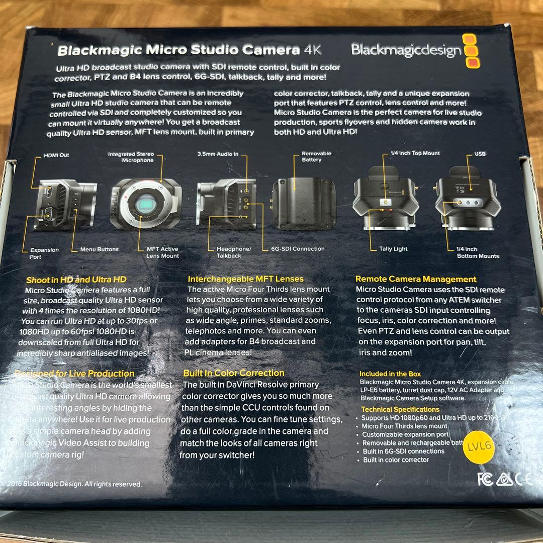 ビデオカメラ Blackmagic Micro Studio Camera 4K[029]