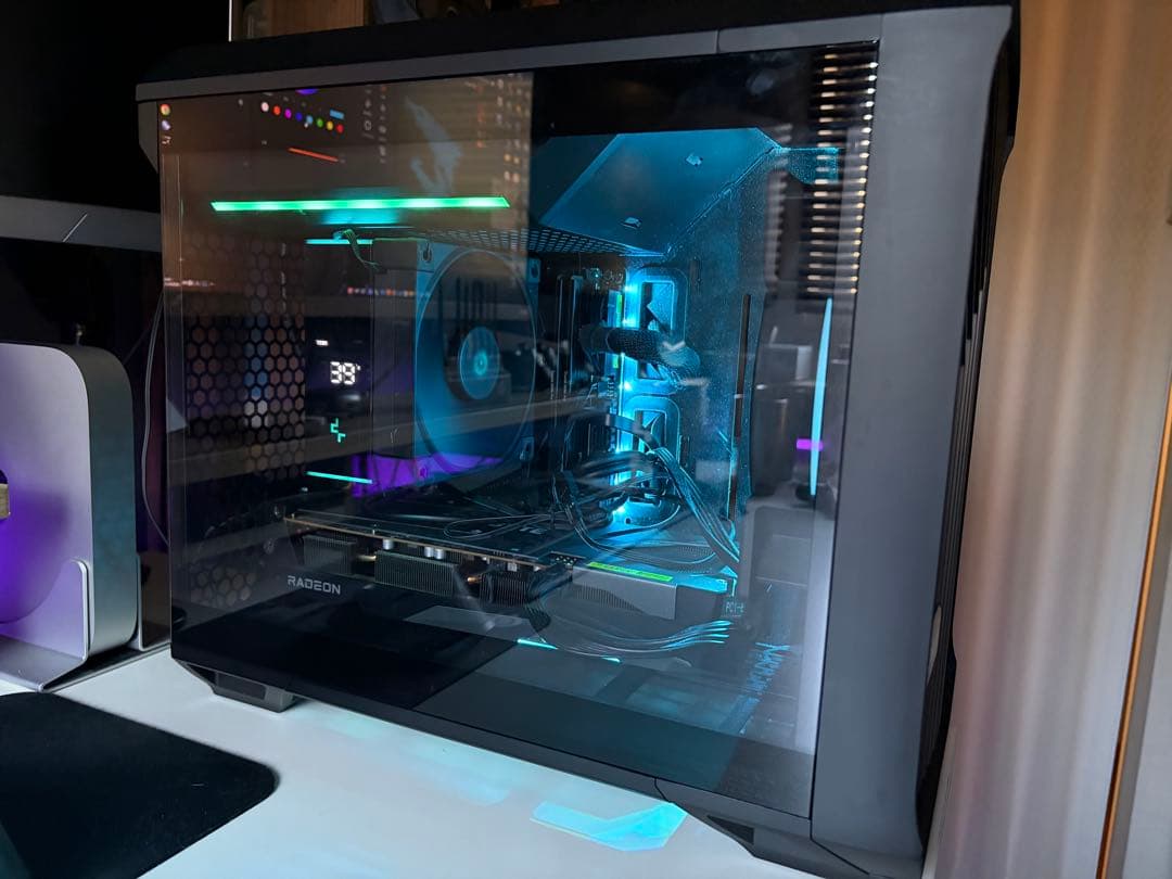 自作ゲーミングpc ryzen7 5700x3D rx6600xt