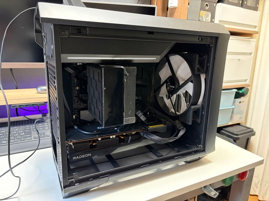 自作ゲーミングpc ryzen7 5700x3D rx6600xt