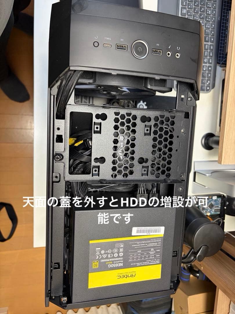 自作ゲーミングpc ryzen7 5700x3D rx6600xt