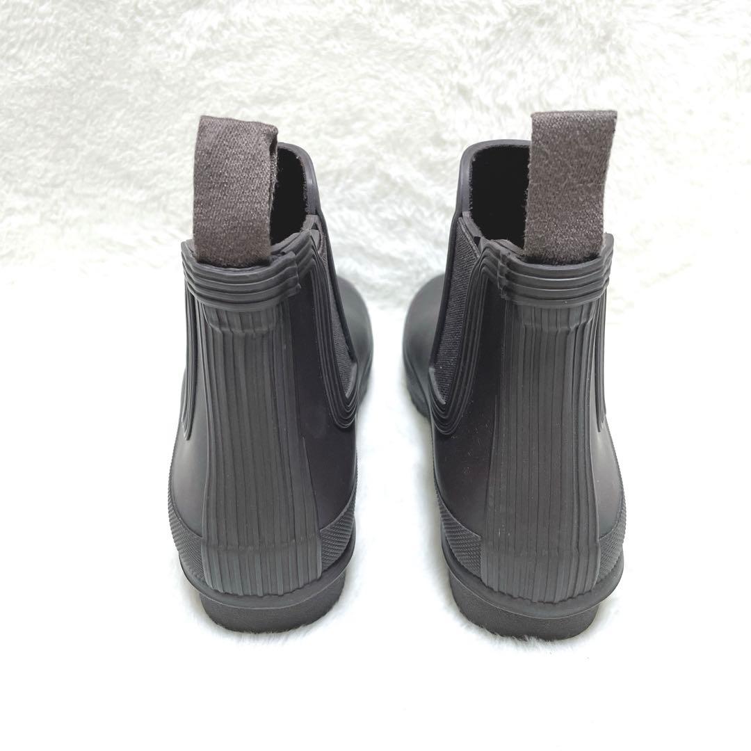 【美品】HUNTER ハンター　サイドゴア　レインブーツ ブラウン