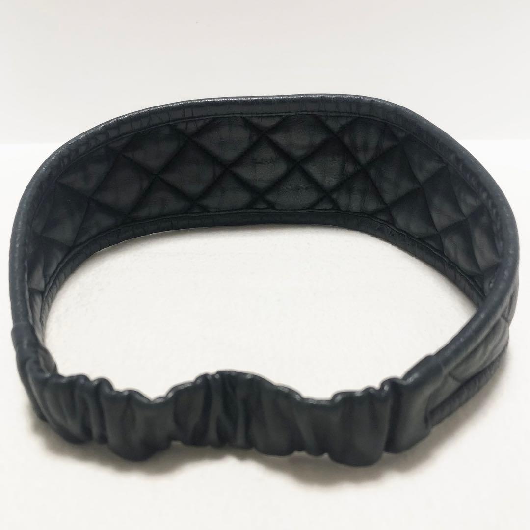 CHANEL シャネル ヘアバンド ヘアアクセサリー マトラッセ ブラック