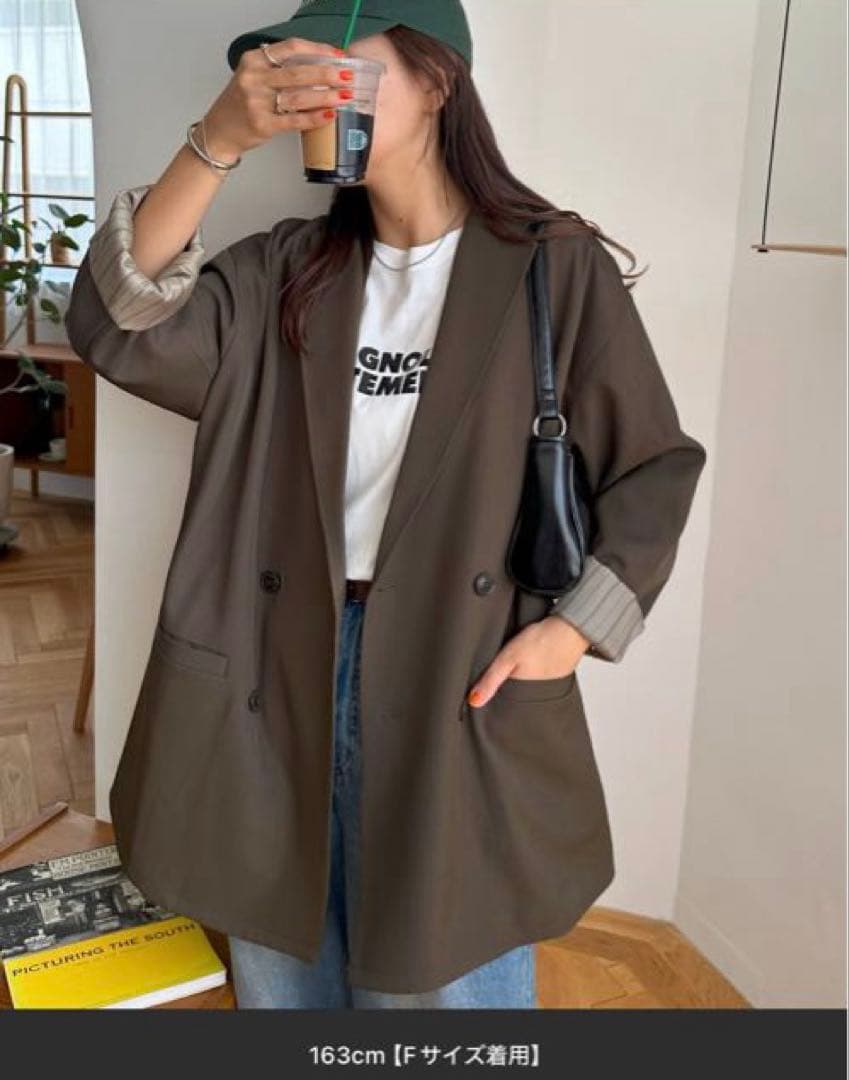 DISCOAT 【ユニセックス】Wブレストオーバージャケット