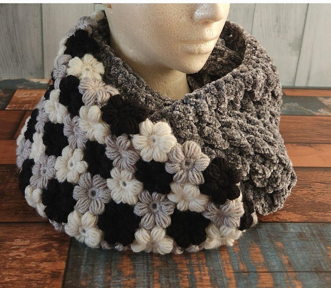 更咲ページ　フライトキャップ　スヌード３点