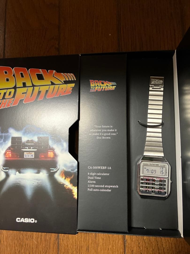 新品　CASIO CA-500WEBF-1AJR バックトゥザフューチャー