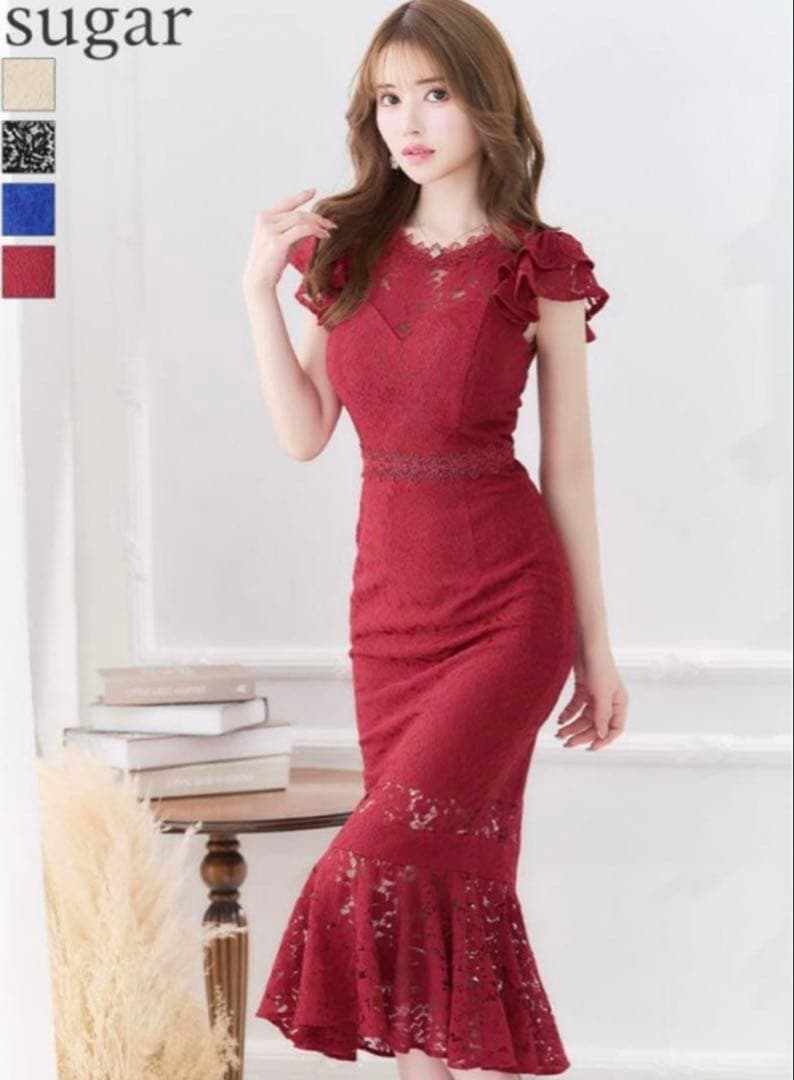 Vanessa Heart (Sugar)キャバドレス ダークレッド