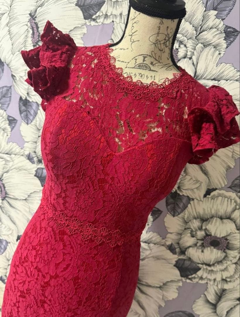 Vanessa Heart (Sugar)キャバドレス ダークレッド