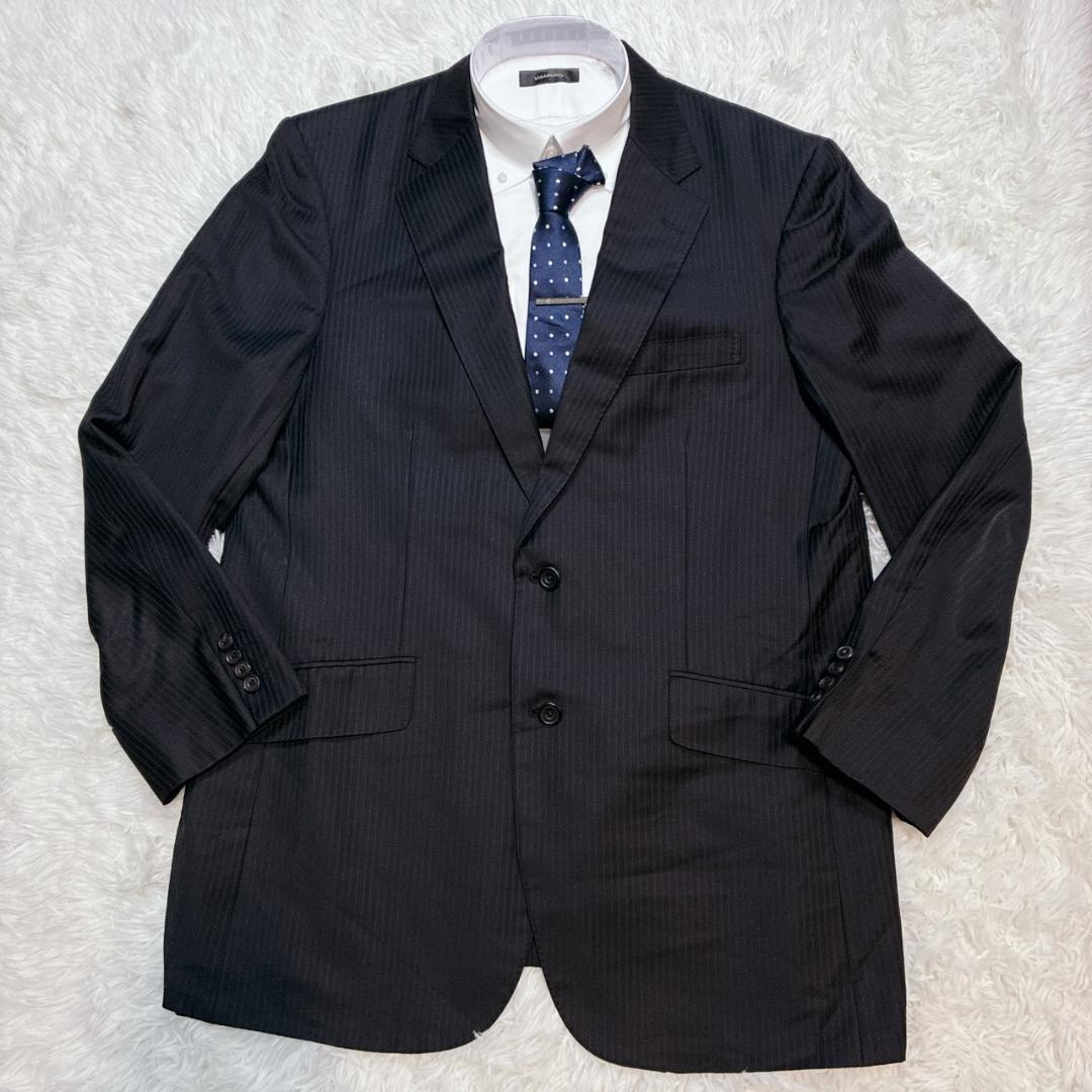 【極美品✨】バーバリーロンドン テーラードジャケット ウール シルク ホース刺繡