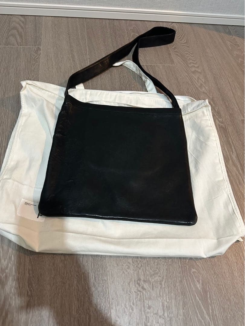 バッグ visvim LEATHER MUSETTE BAG DMGD