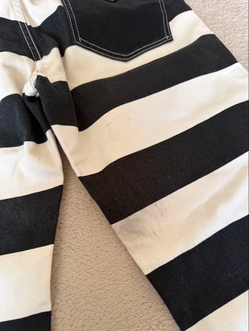 vansonバンソンボーダー⭐︎ワークパンツ⭐︎囚人パンツ⭐︎30インチ