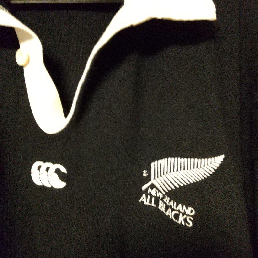 カンタベリーAll Blacks 長袖ラガーシャツ Steinlager