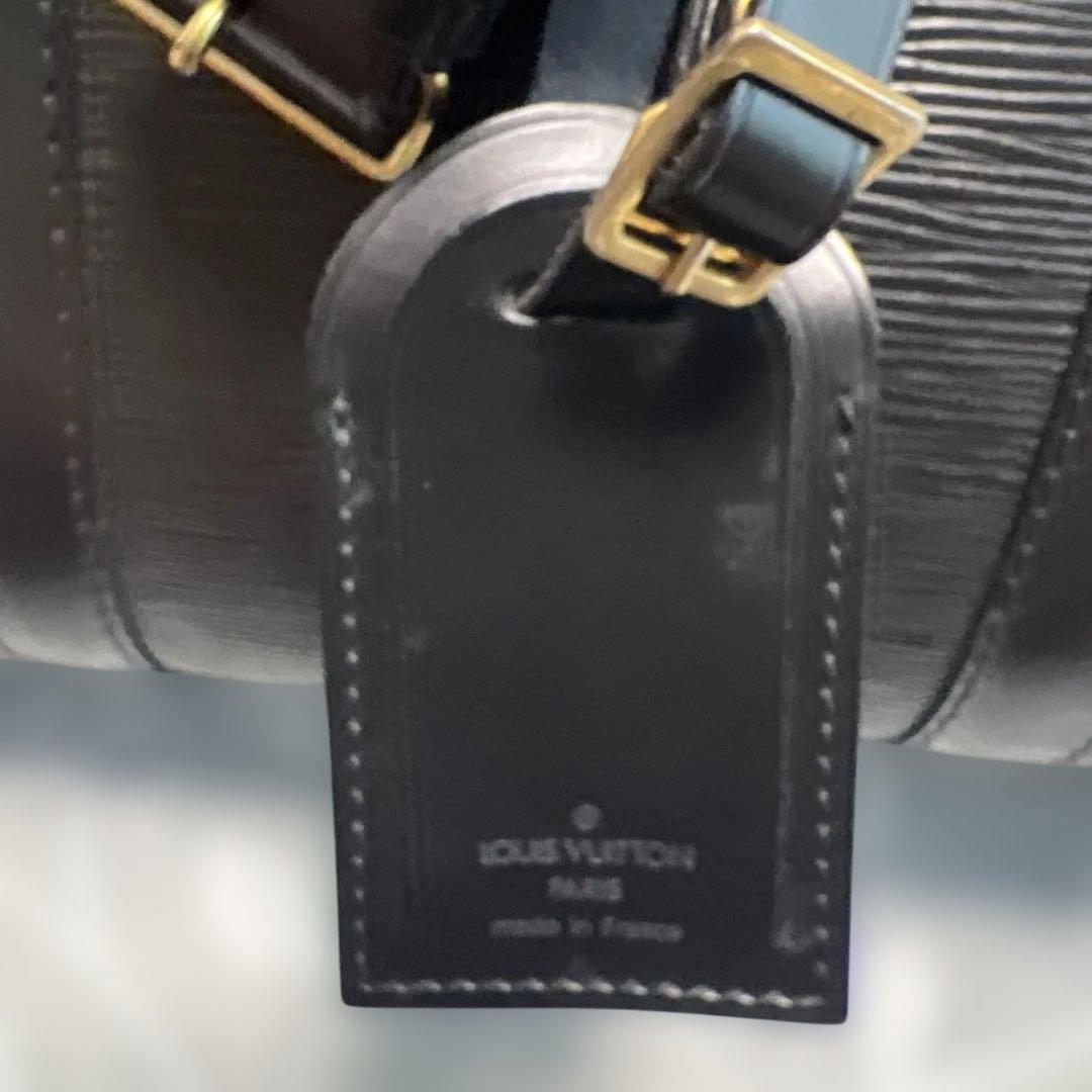 Louis Vuitton エピレザー ブラック ボストンバッグ