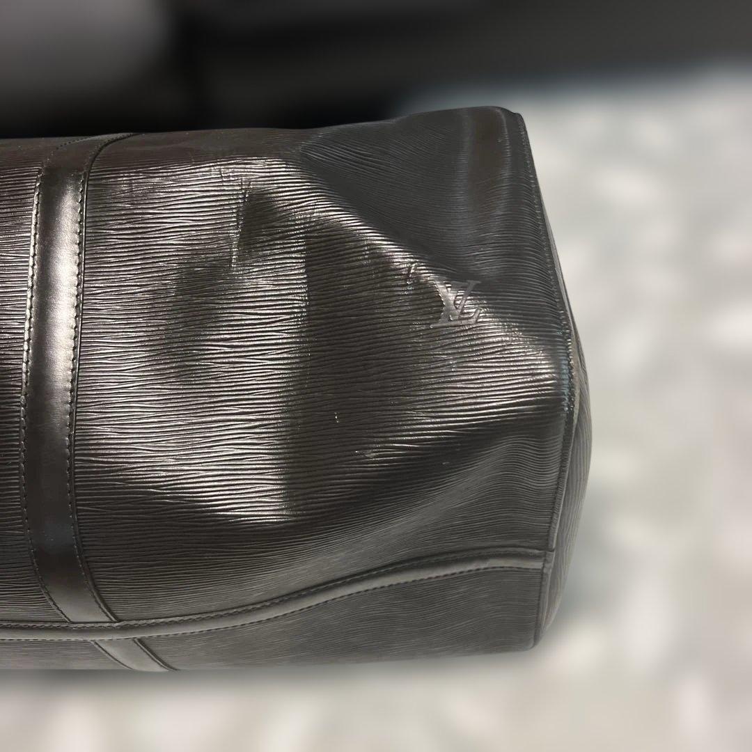 Louis Vuitton エピレザー ブラック ボストンバッグ