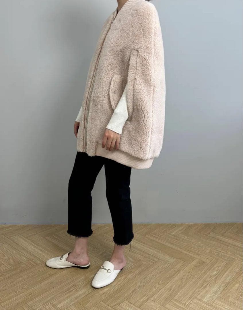 新品未使用 ベアポンチョブルゾン テディケープ ライトブラウン