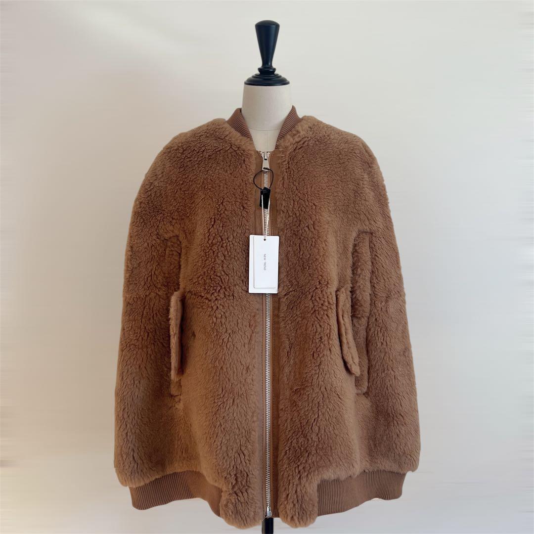 新品未使用 ベアポンチョブルゾン テディケープ ライトブラウン