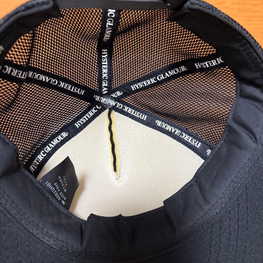 希少品HYSTERIC GLAMOUR ブラックメッシュキャップ