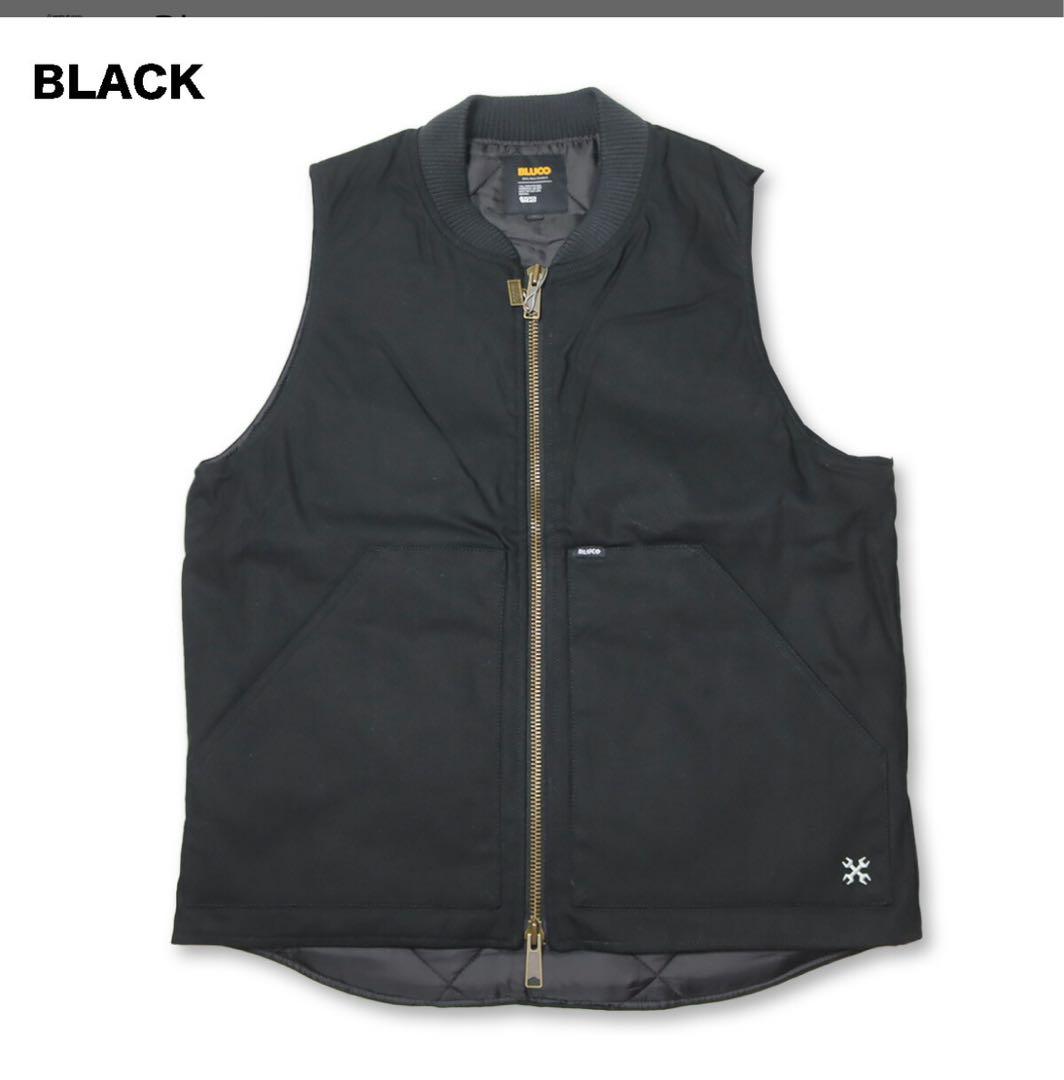 BULCO ブラック キルティングベスト