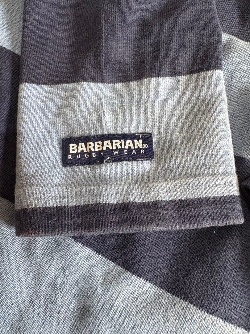 奥田民生氏×BARBARIAN 長袖ラグビーシャツ クルーネック