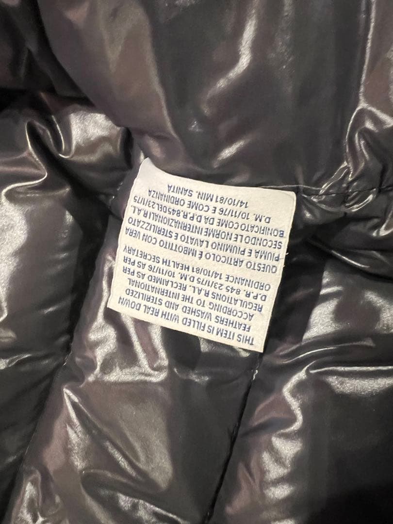 MONCLER ダウンジャケット ブラック（サイズ0）