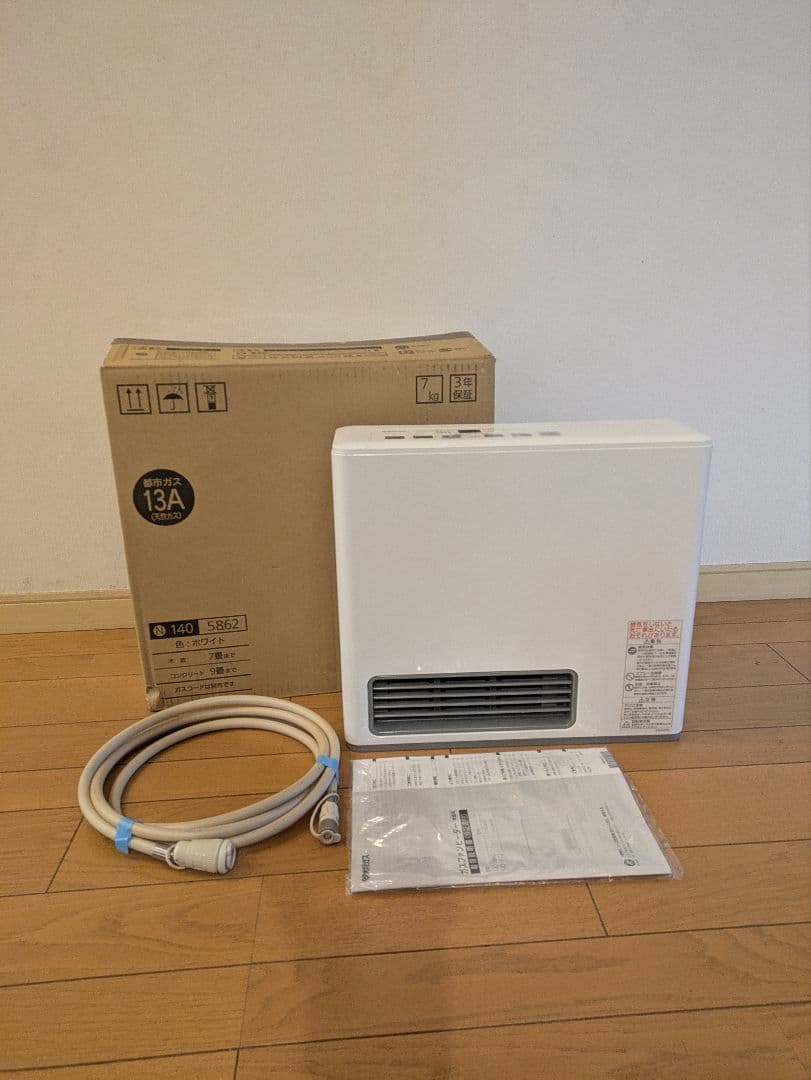 【美品ホース3m付き!】OSAKA GAS 140-5862 ガスファンヒーター