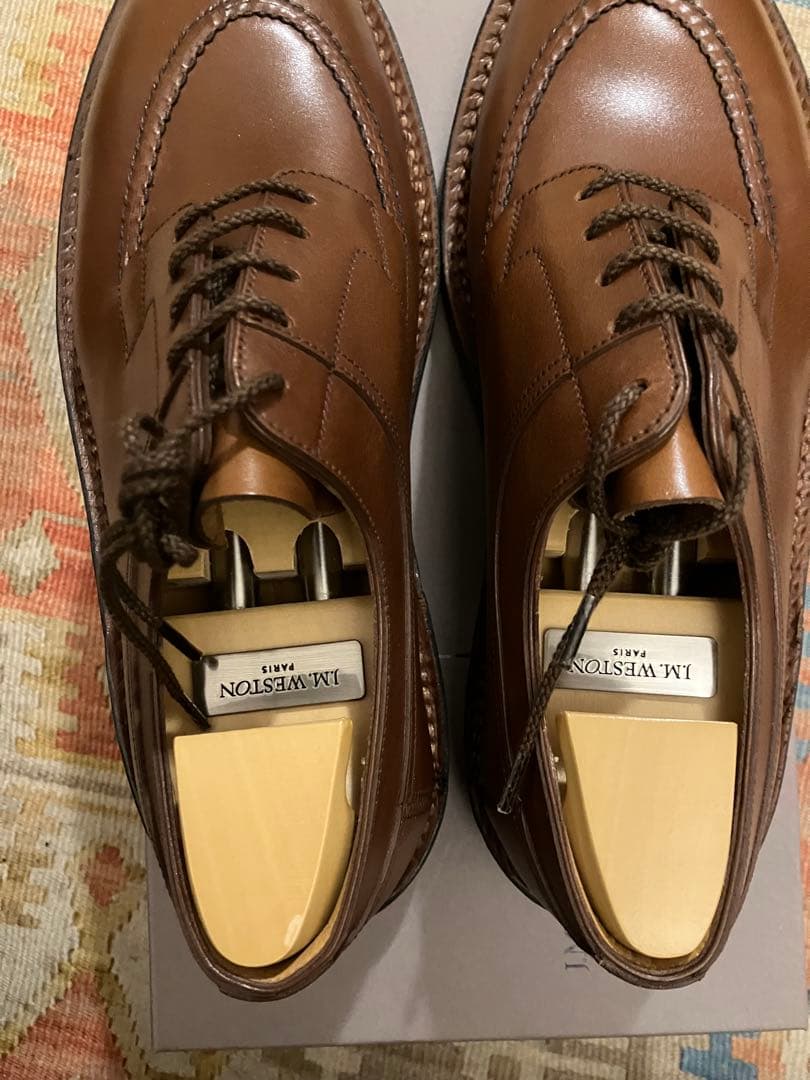 jmweston 677 ハントダービー　新品未使用　シューツリー付き　6D