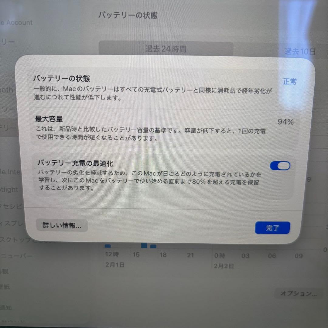 f*0様 Apple MacBook Air M1 13インチ 8GB 256G