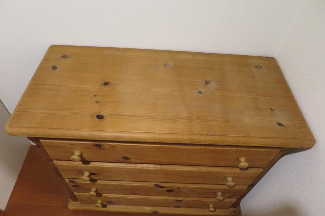 ビンテージパイン材★リビングチェスト　カントリースタイル　無垢材