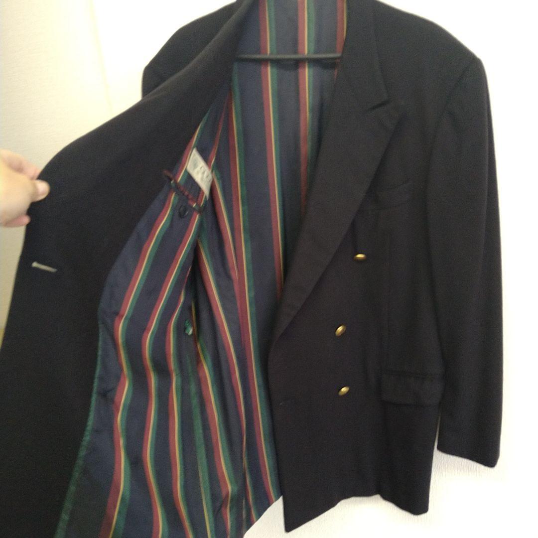 希少 グッチ オールドグッチ ダブル テーラードジャケット 金ボタン ジャケット