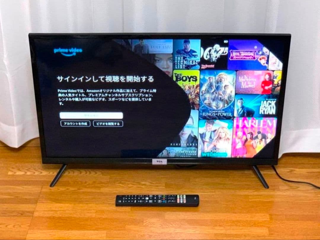 TCL 液晶テレビ 32型　2022年製 ネット動画/地上波BSCS