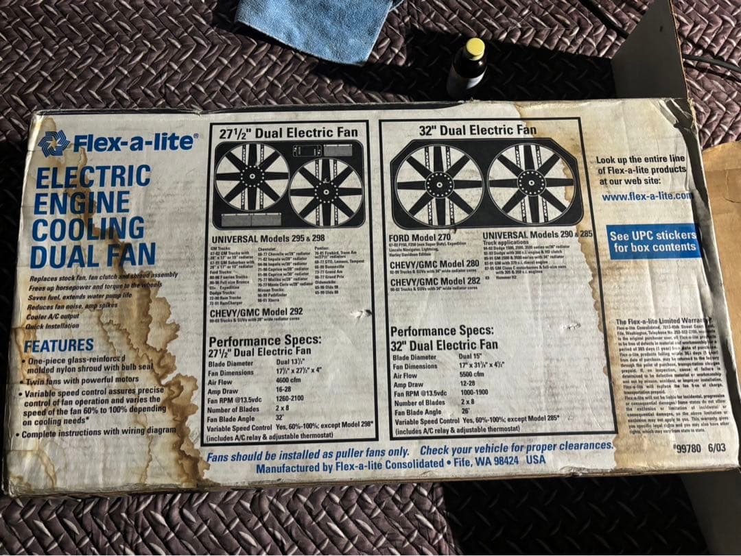 ‎BKB　Flex A Lite ツイン電動ファンキット　シボレー C/K