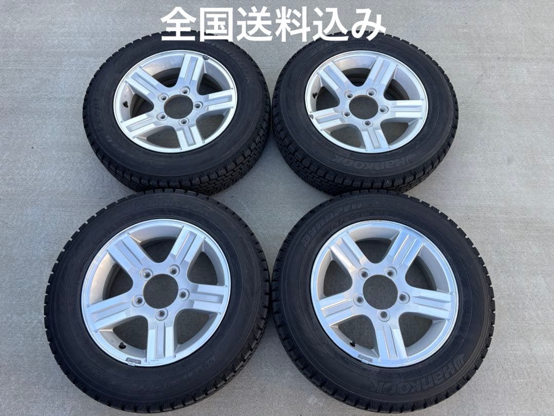 JB23 ジムニー 純正ホイール スタッドレスタイヤセット