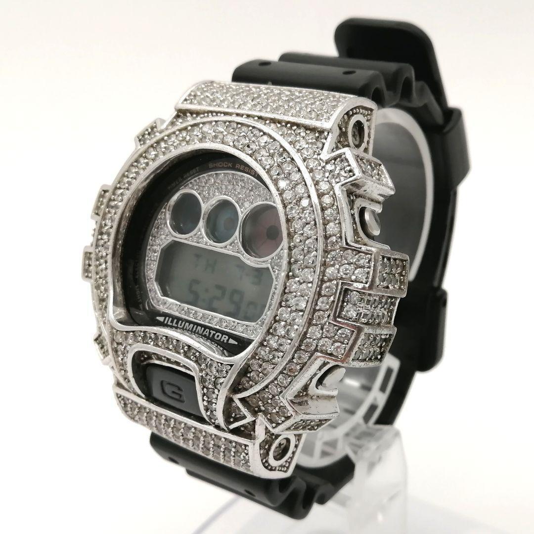 稼働✨ 希少！ G-SHOCK　カスタム　ジルコニア　DW-6900　メンズ