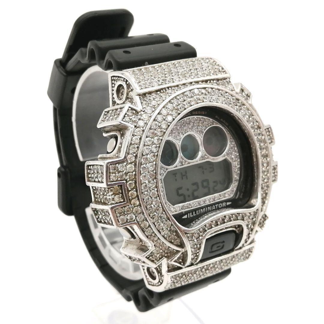 稼働✨ 希少！ G-SHOCK　カスタム　ジルコニア　DW-6900　メンズ