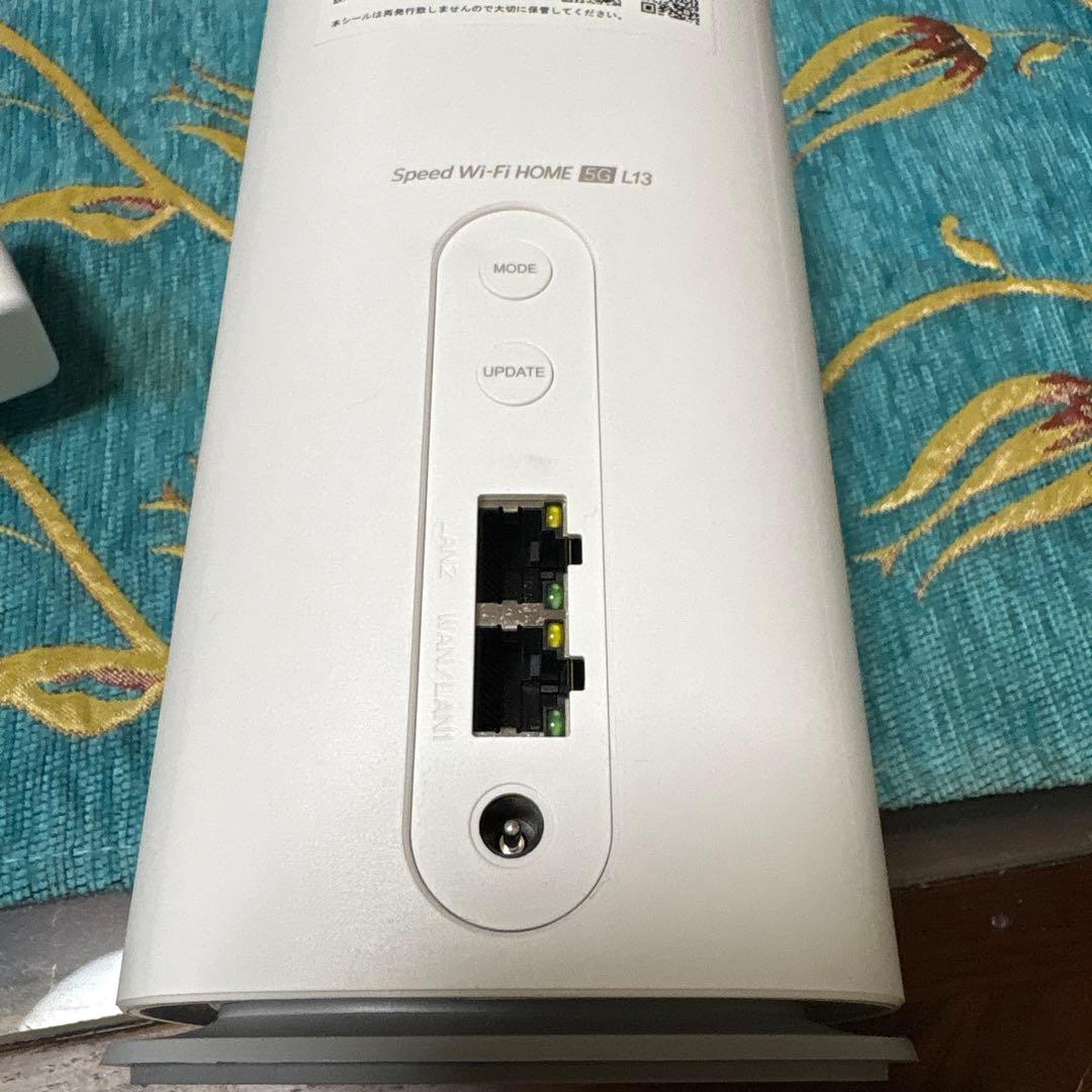 カシモWiMAX Speed Wi-Fi  5G L13 ZTR02