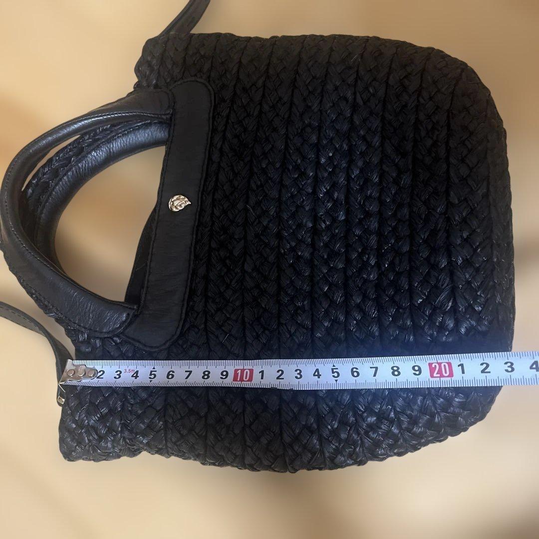 ヘレンカミンスキー　かごバック黒　2ウェイ