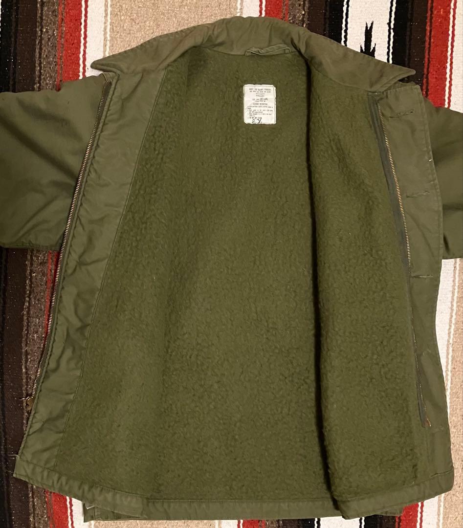 ジャケット・アウター US NAVY A-2 DECK JACKET 42-44 LARGE 80s
