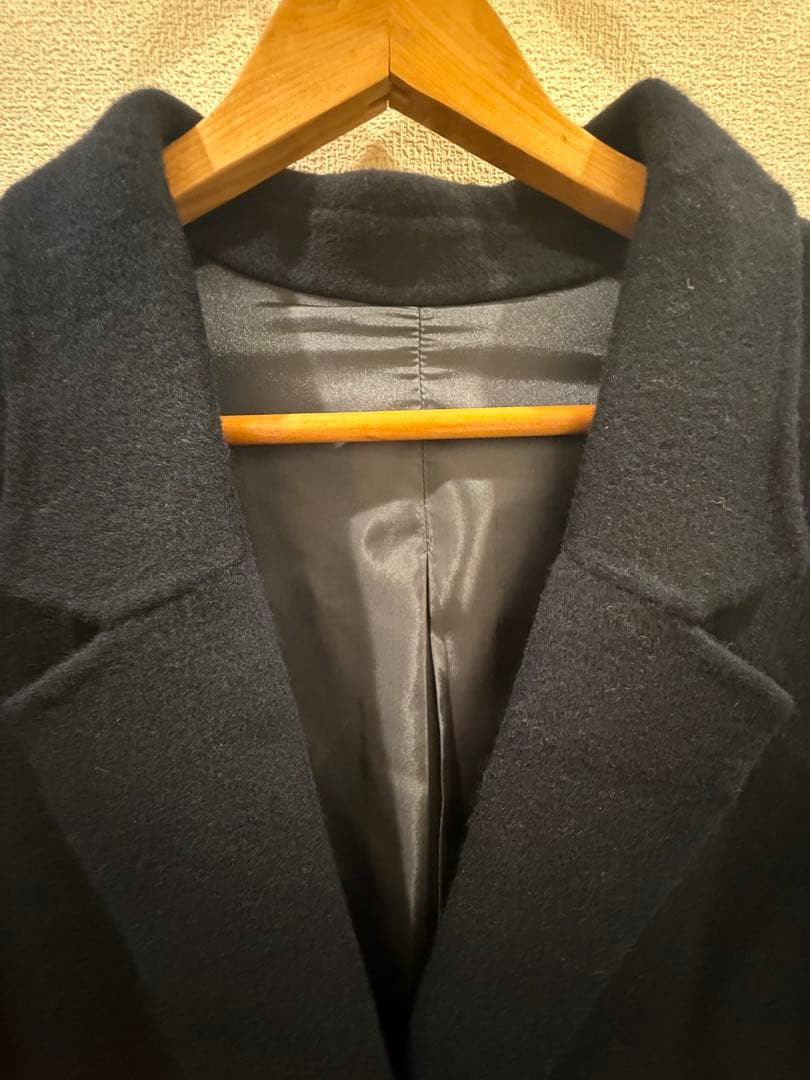 SLOBE IENA souple wool ダブルフェイスロングコート