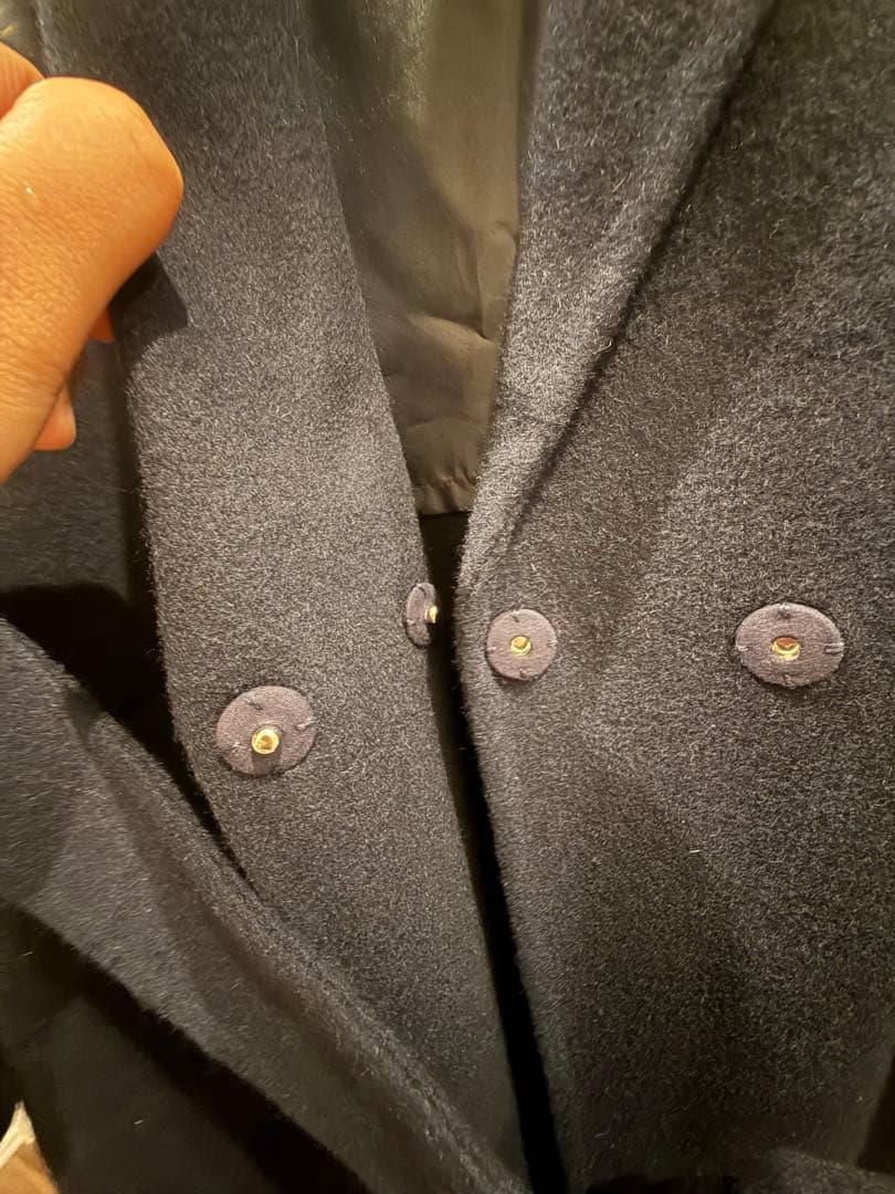 SLOBE IENA souple wool ダブルフェイスロングコート