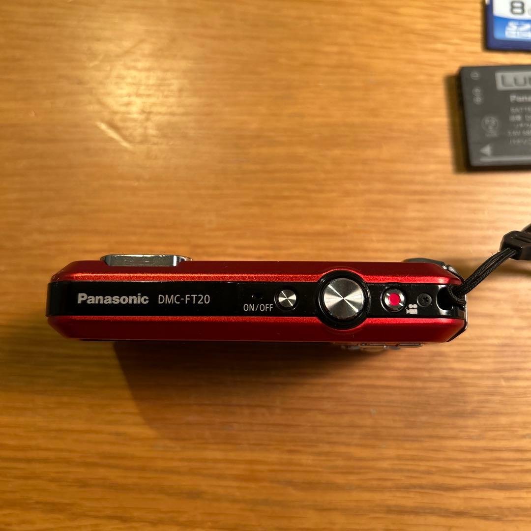 【動作確認済】パナソニック LUMIX DMC-FT20 防水　CDカード付き