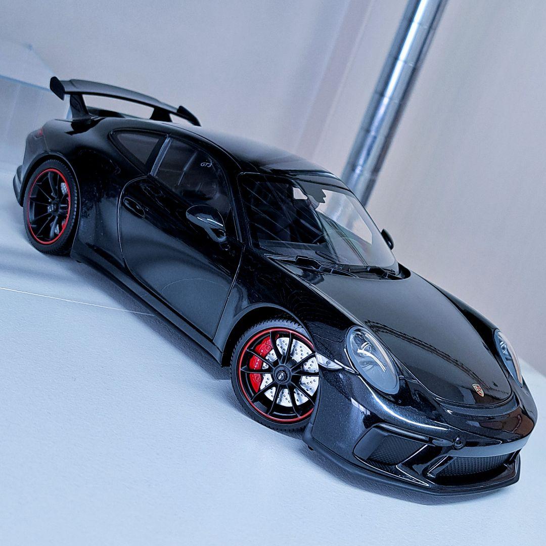 【開封美品】 ミニチャンプス 1/18 ポルシェ 911 GT3 (2017)