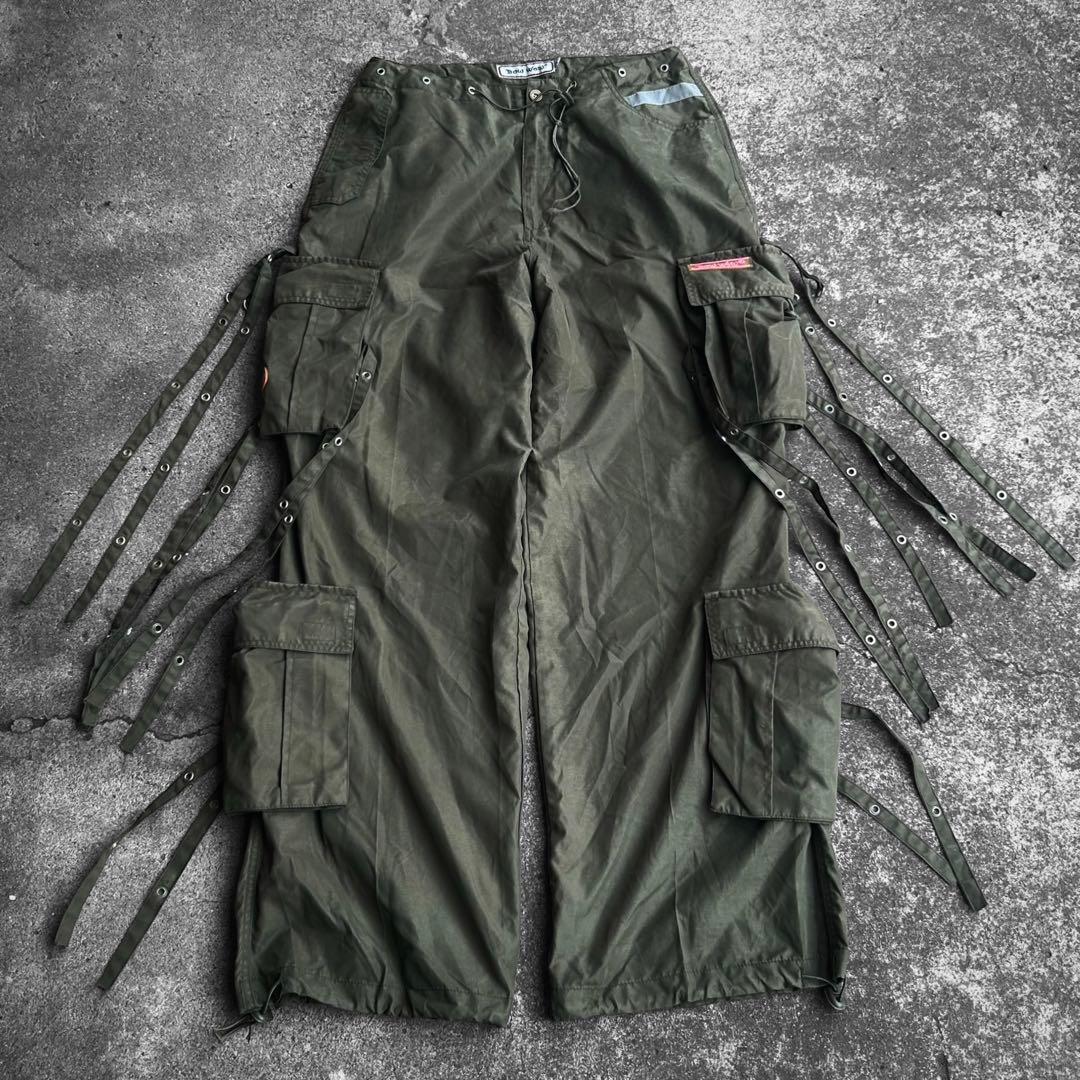 00's Archive Y2K マルチストラップ ギミックカーゴパンツ