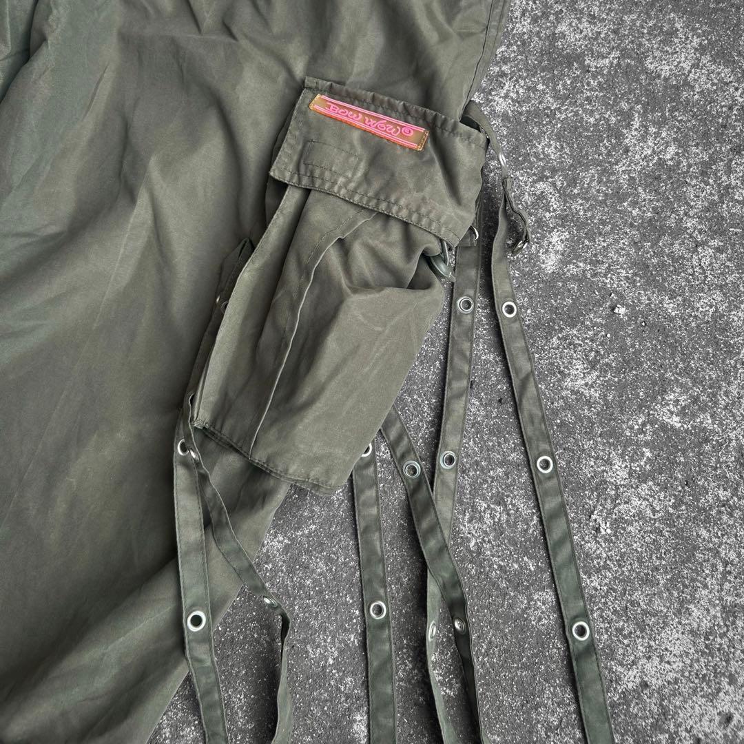 00's Archive Y2K マルチストラップ ギミックカーゴパンツ