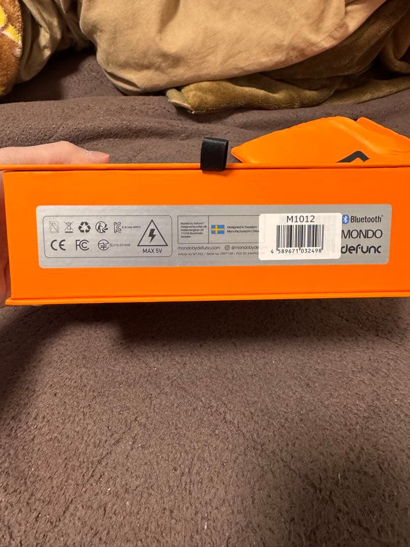 Defunc Mondo Freestyle Headphones オレンジ