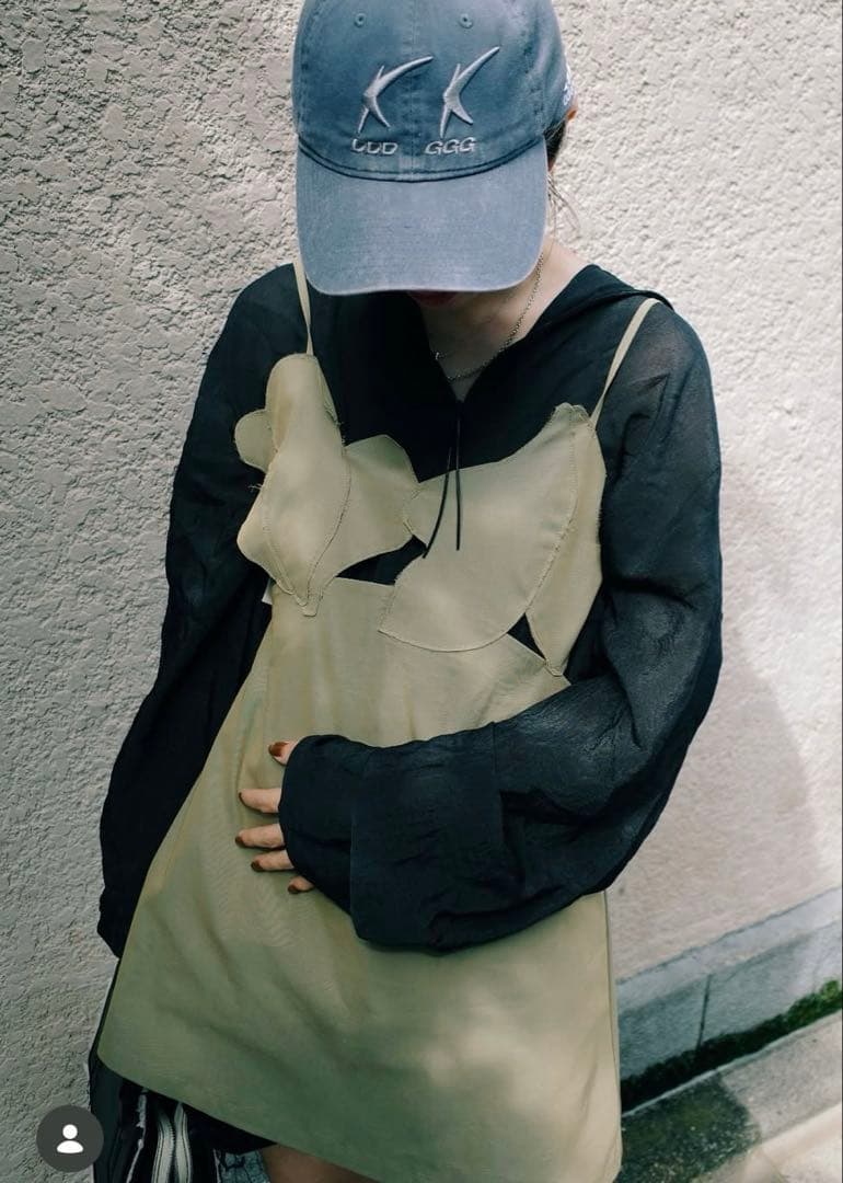 トップス leinwande Petal Strap Dress Bra Top