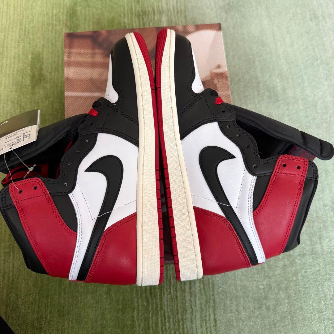 新品未使用 Nike Air Jordan 1 black toe 28cm