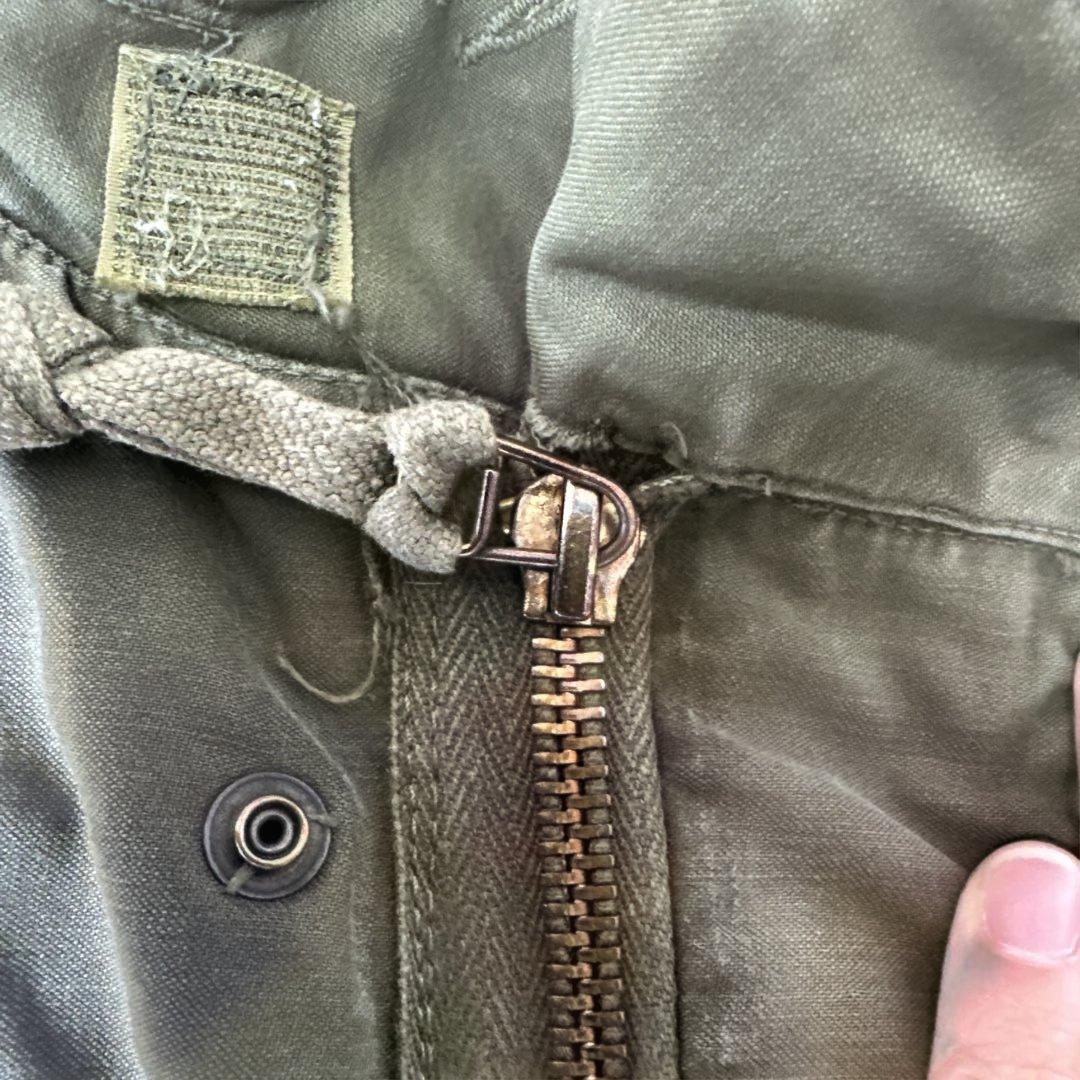 実物 M-65 フィールドジャケット1st ステンシル　ペンキ　USMC刺繍