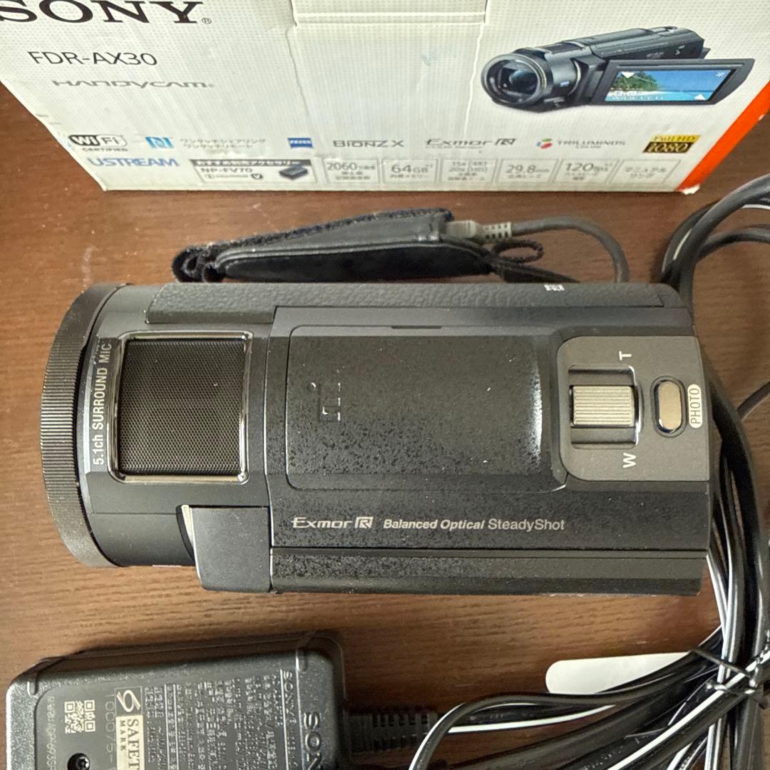 SONY FDR-AX30 4Kビデオカメラ 本体のみ ※ジャンク扱い