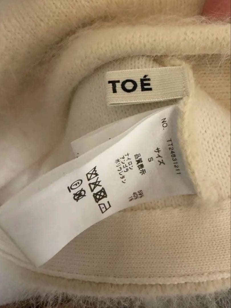 ワンピース THE TOE Richmond angora sweater